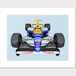 Williams FW14 Posters and Art